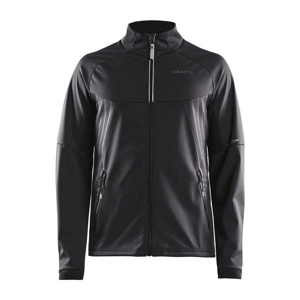 craft moška jakna warm train jacket black/transp
