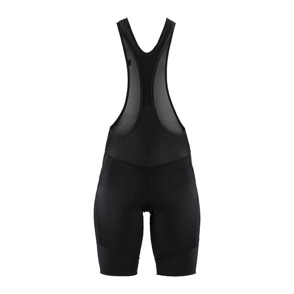 craft ženske kratke kolesarska hlače z naramnicami essence bib black