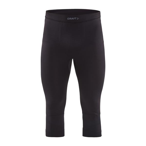 craft moške 3/4 kratke hlače active intensity tights black-aktivno perilo 