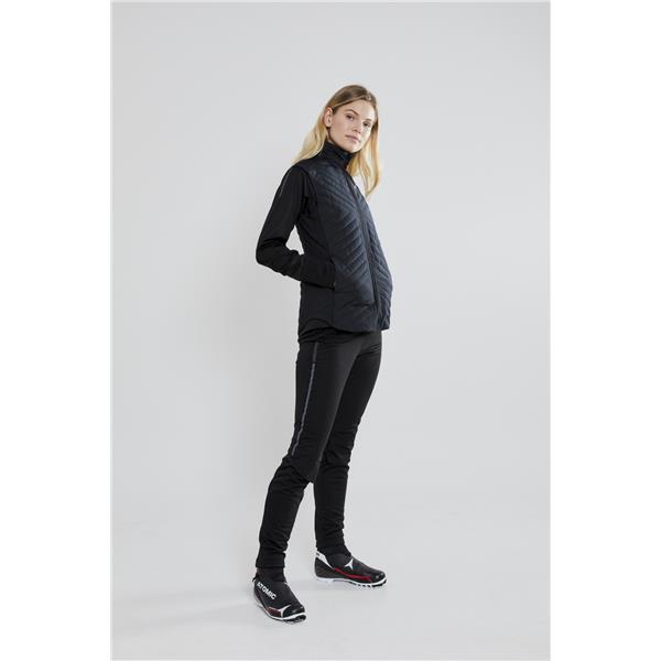 craft ženske dolge zimske pajkice storm balance tights black - tek na smučeh