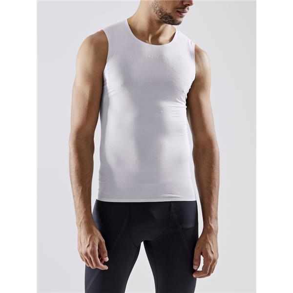 craft moška majica s kratkimi rokavi pro dry nanoweight white-aktivno perilo 