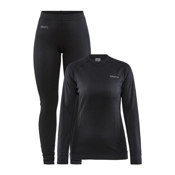 craft ženski set core dry baselayer black -aktivno perilo 