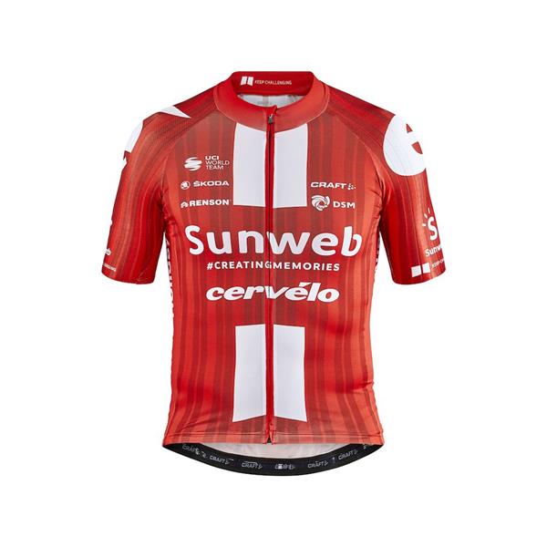 craft moška majica s kratkimi rokavi sunweb aerolight