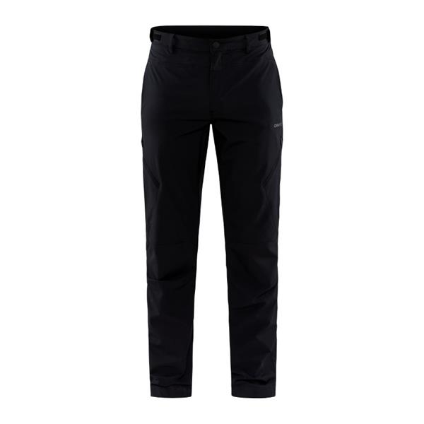 craft moške elastične pohodne dolge hlače adv explore tech pants black
