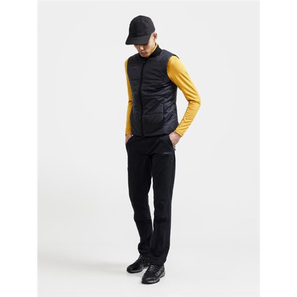 craft moške elastične pohodne dolge hlače adv explore tech pants black