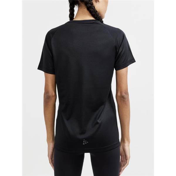 CRAFT ŽENSKA MAJICA S KRATKIMI ROKAVI CORE ESSENCE LOGO TEE BLACK 