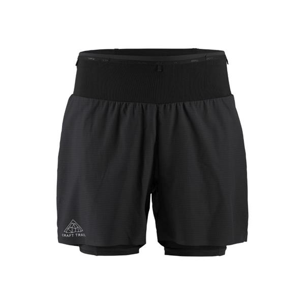 craft moške kratke hlače pro trail shorts black