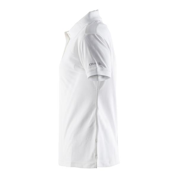 craft ženska majica s kratkimi rokavi polo white