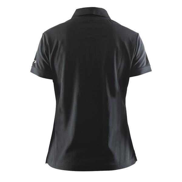 craft ženska majica s kratkimi rokavi polo black